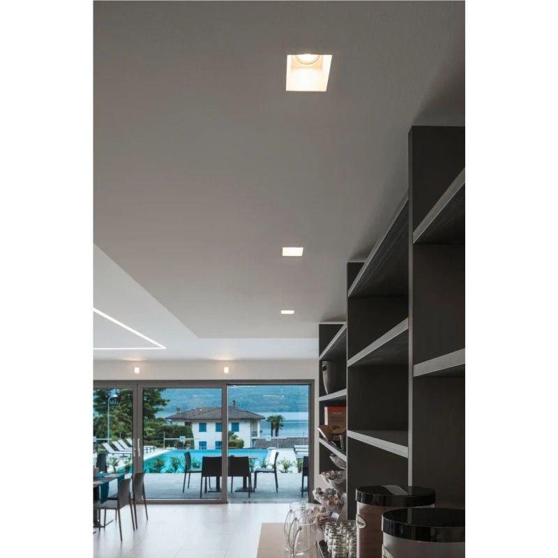 SLV LED Inbouwarmatuur Ømm | 1X GU10 Max 35W IP20 | Dimbaar | PLASTRA
