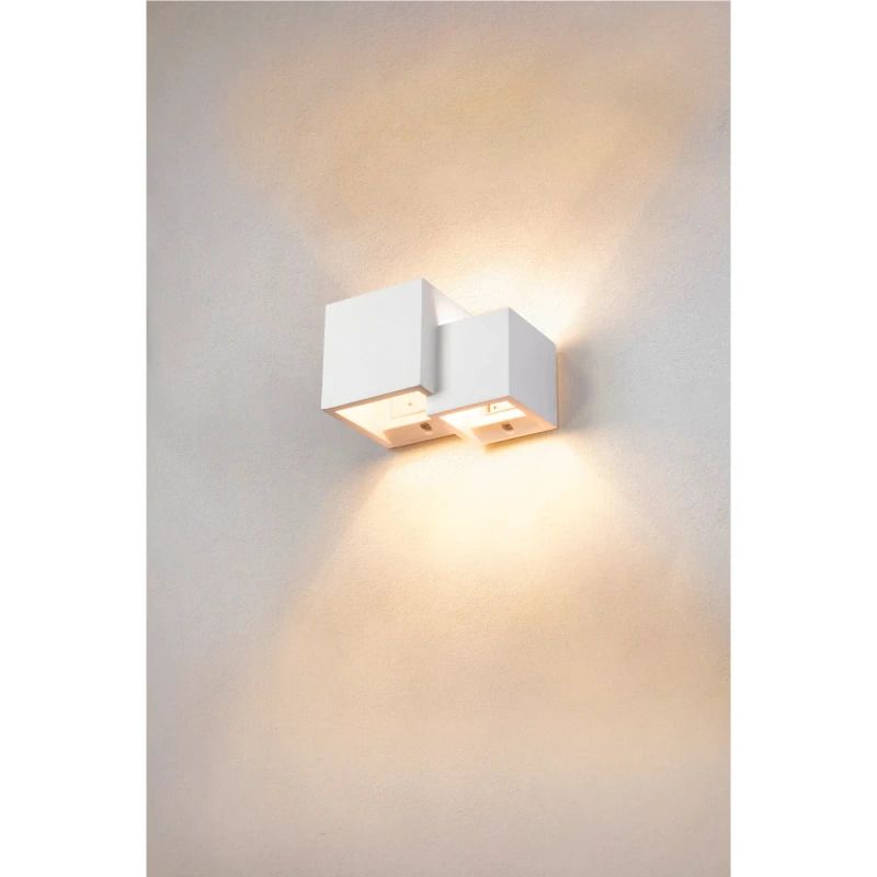 SLV LED Wandlamp | 2X G9 Max 15W | IP20 Dimbaar Wit | PLASTRA