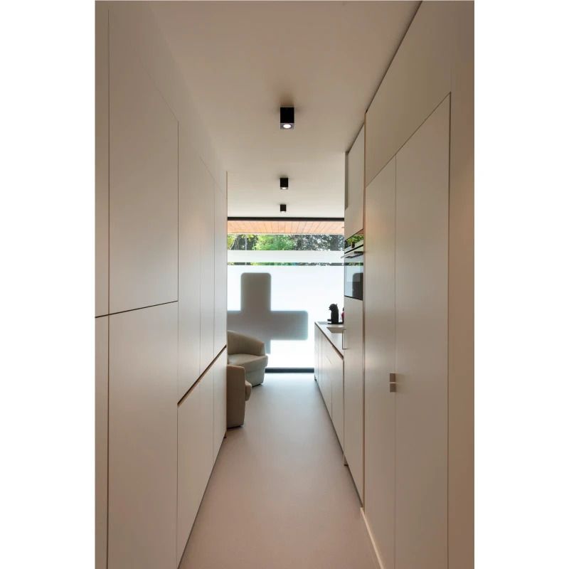 SLV LED Armatuur | 7.6W 3000K 640lm 830 | IP20 Zwart | TRILEDO