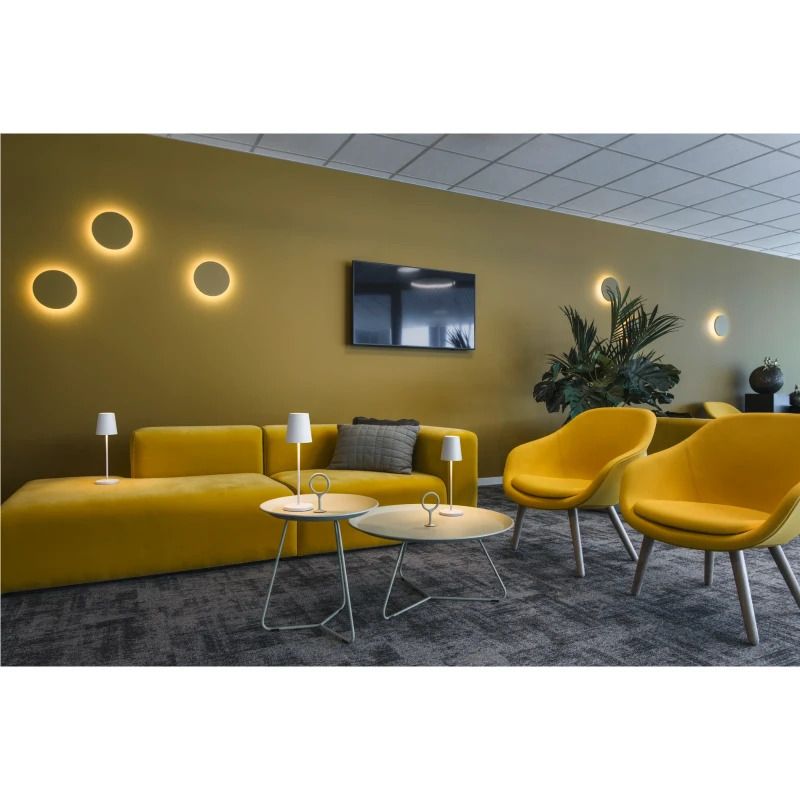 SLV LED Wandlamp | 6.5W 3000K 375lm 830 | IP20 Wit | PLASTRA