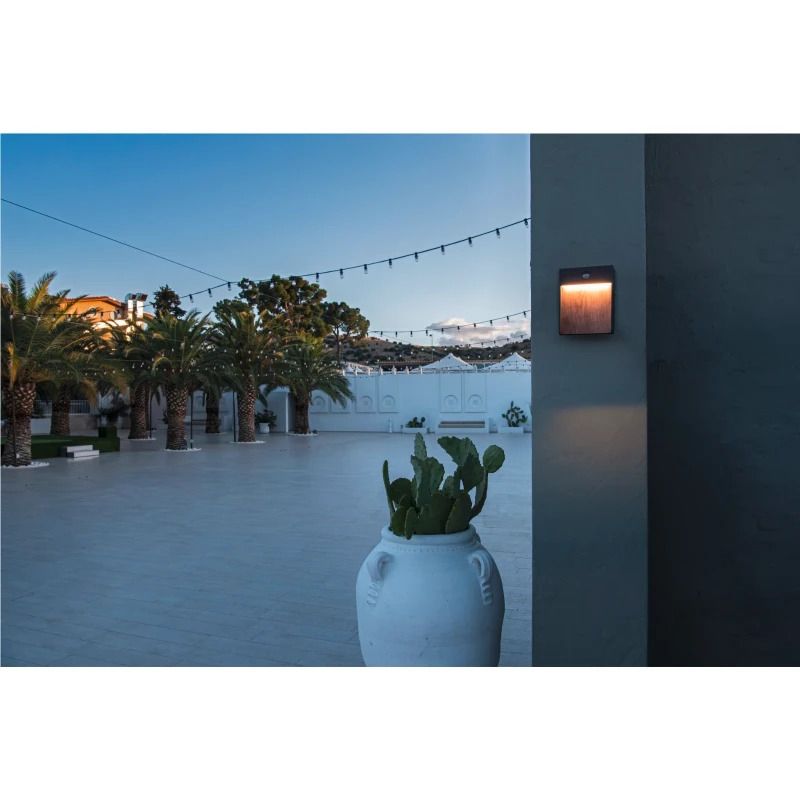 SLV LED Wandlamp | 16W 3000K/4000K 600lm 830/840 | IP54 Sensor | FLATT