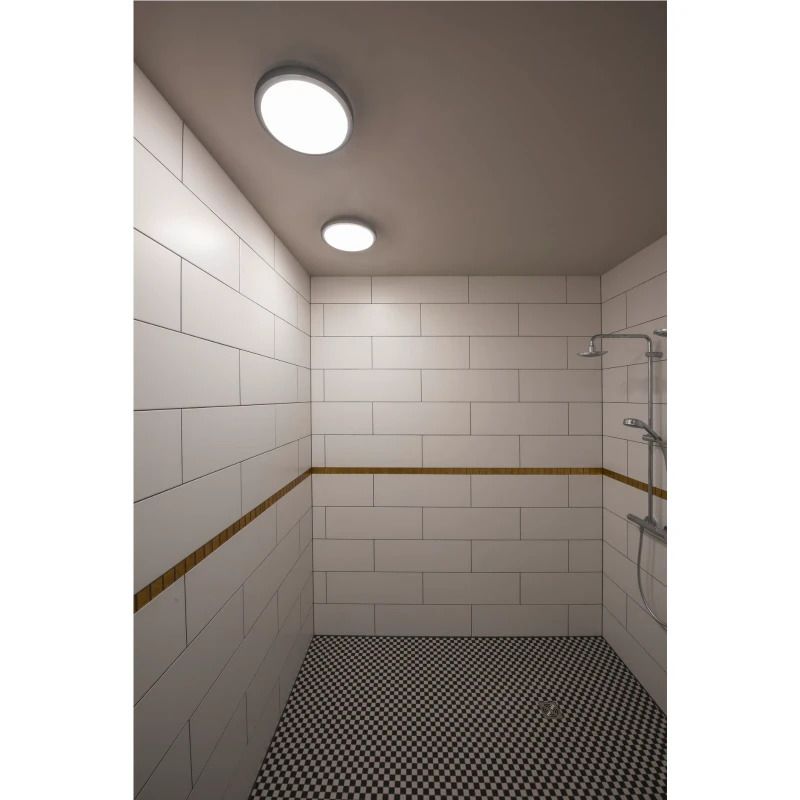 SLV LED Plafondlamp | 22W 3000K 1430lm 830 | IP44 Sensor | AINOS