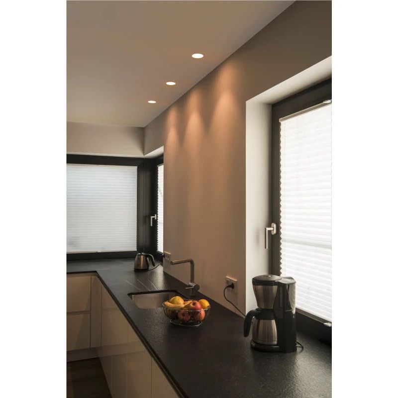 SLV LED Inbouwarmatuur Ø110mm | 1X GU10 Max 35W IP20 | Dimbaar | PLASTRA