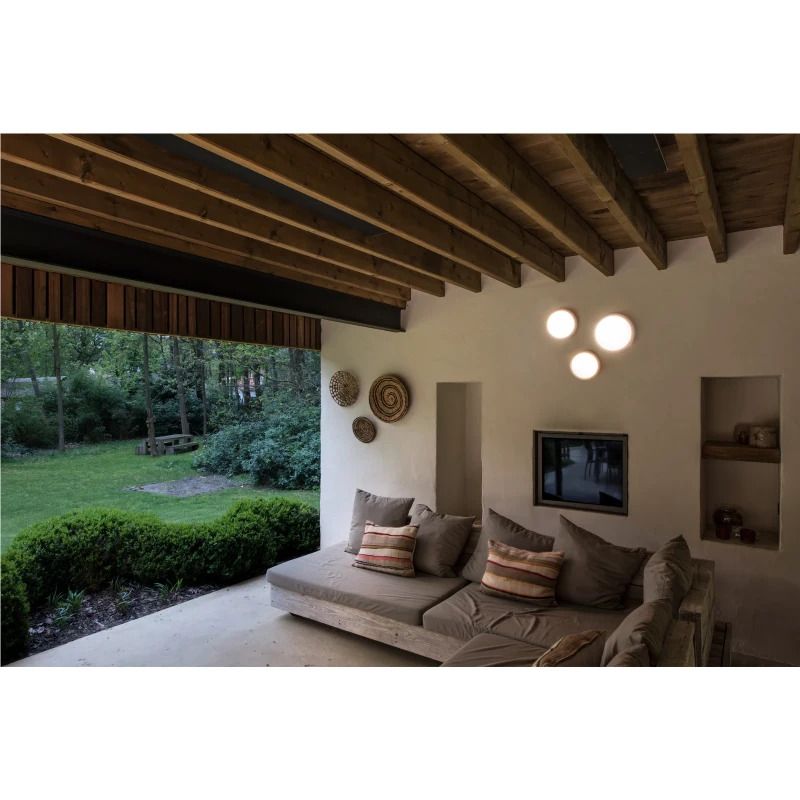 SLV LED Plafond- Wandlamp | 24W 3000K/4000K 2230lm 830/840 | IP65 Wit | RUBA