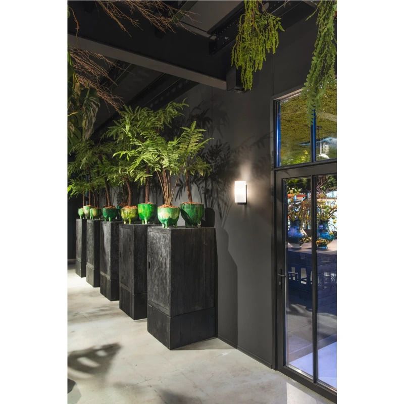 SLV LED Wandlamp | 1X E27 Max 40W  | IP20 Dimbaar Zwart | QUADRASS