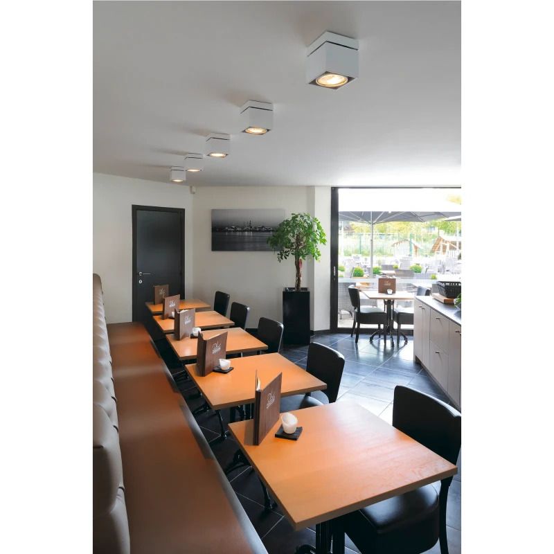 SLV LED Plafondlamp | 1X GU10 Max 75W  | IP20 Dimbaar Wit | KARDAMOD
