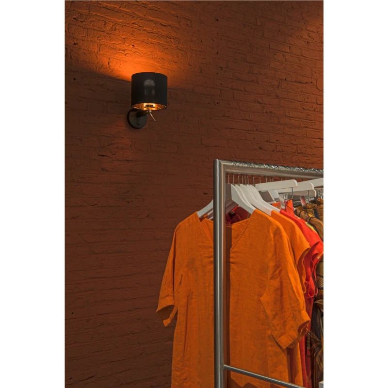 SLV LED Wandlamp | 1X E27 Max 40W | IP20 Dimbaar Zwart | FENDA