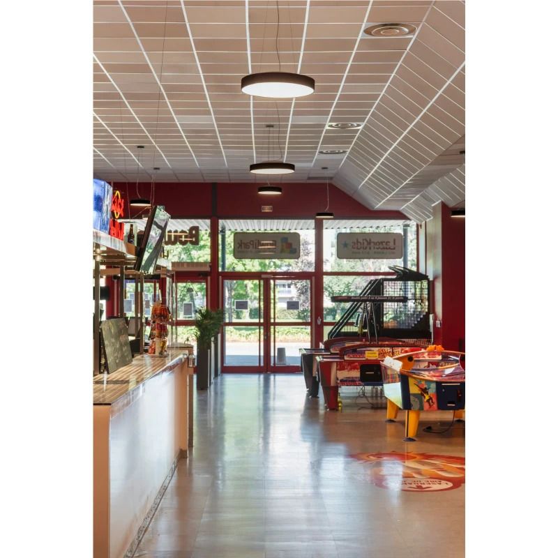 SLV LED Plafondlamp | 38.3W 3000K 4000lm 830 | IP20 Dimbaar Zwart | MEDO
