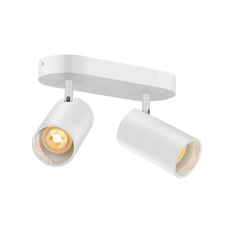 SLV LED Plafondlamp | 2X GU10 Max 10W  | IP20 Dimbaar Wit | ASTO