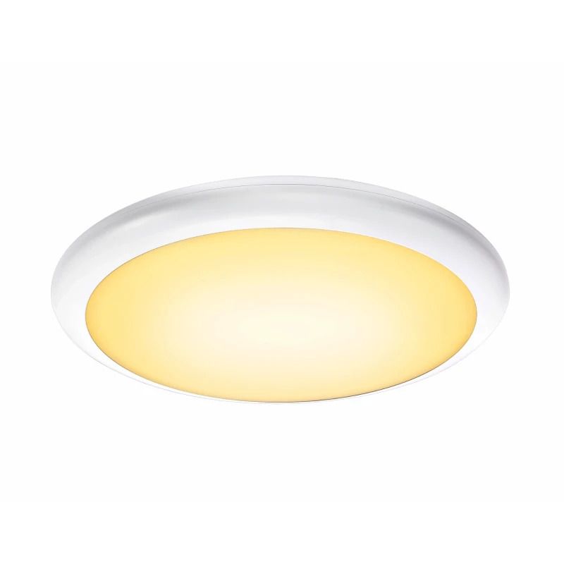SLV LED Plafond- Wandlamp | 27W 3000K/4000K 2500lm 830/840 | IP65 Wit | RUBA