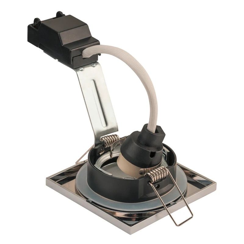 SLV LED Inbouwarmatuur Vierkant | 1X GU10 Max 50W IP65 | Dimbaar | DOLIX