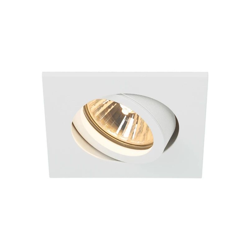 SLV LED Inbouwarmatuur Vierkant | 1X GU10 Max 50W IP20 | Dimbaar | NEW TRIA