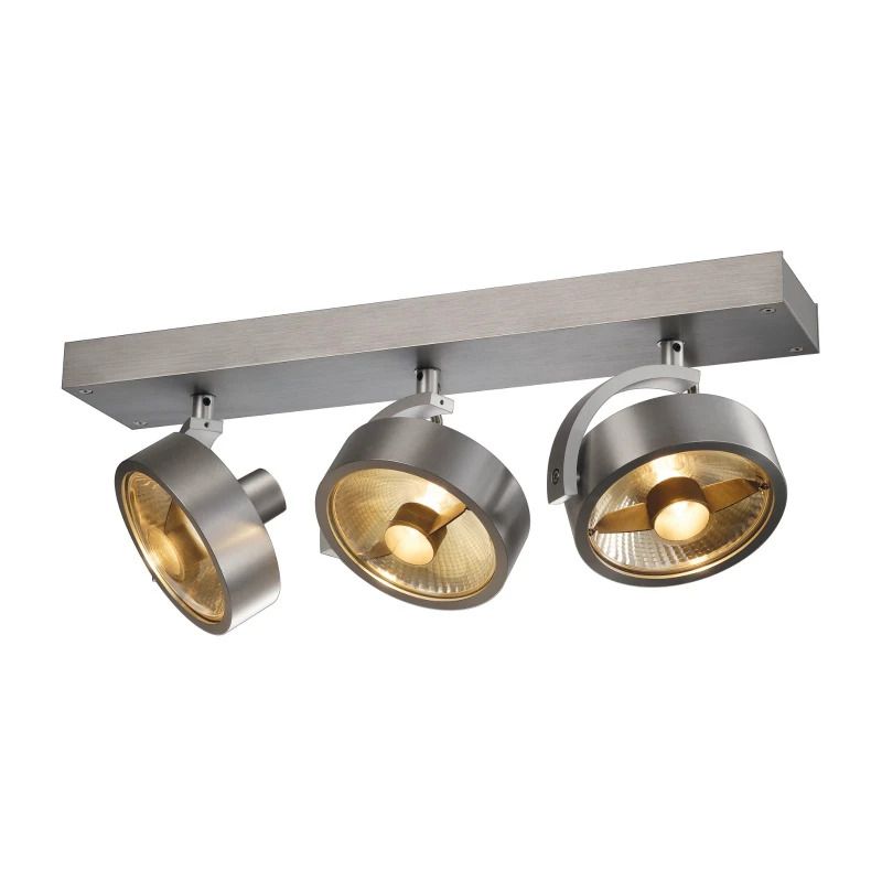 SLV LED Plafondlamp | 3X GU10 Max 75W  | IP20 Dimbaar | KALU