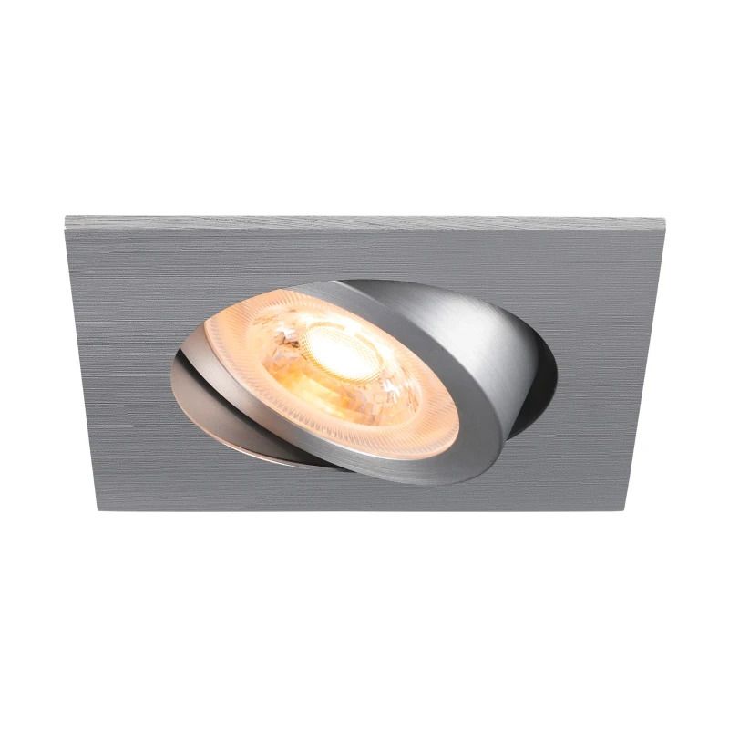 SLV LED Inbouwarmatuur Vierkant | 1X GU10 Max 10W IP20 | Dimbaar | NEW TRIA