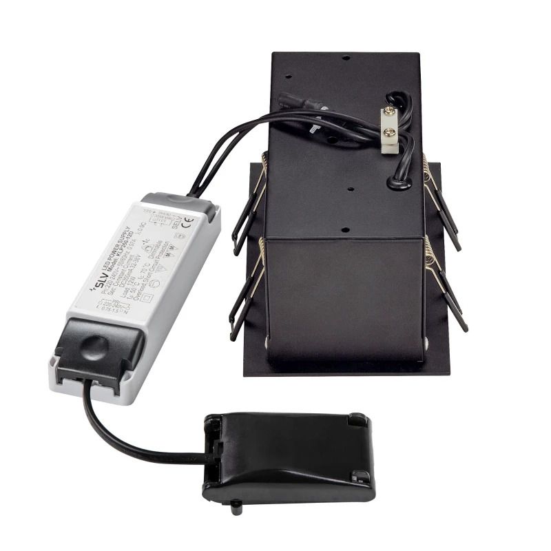 SLV LED Inbouwarmatuur Vierkant | 14W 3000K 1290lm 830 IP20 | Dimbaar | KADUX