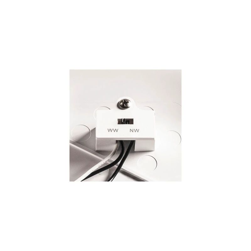 SLV LED Plafond- Wandlamp | 13W 3000K/4000K 1050lm 830/840 | IP65 Sensor Wit | RUBA