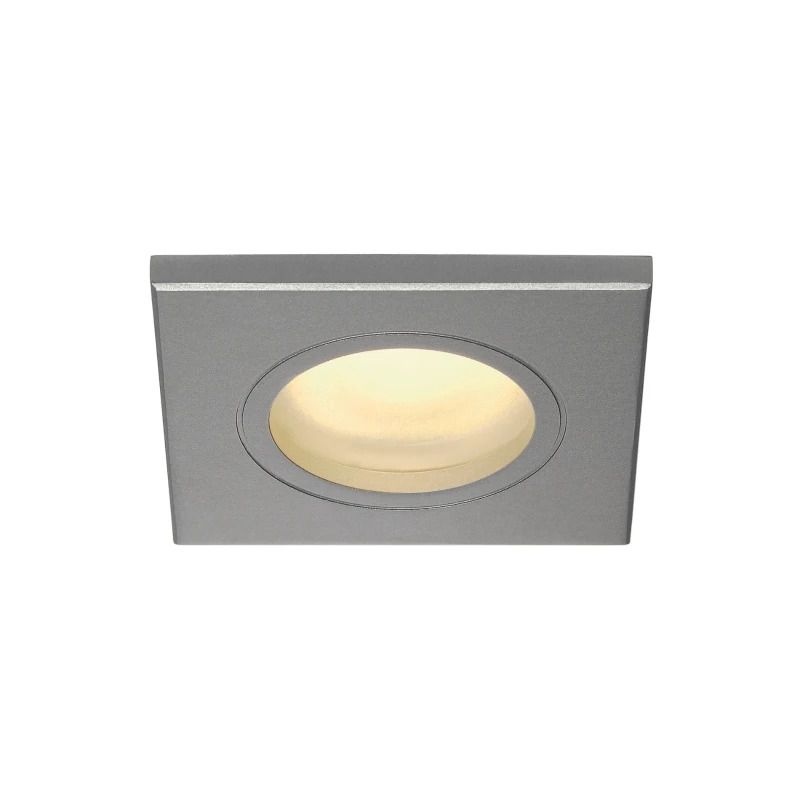 SLV LED Inbouwarmatuur Vierkant | 1X GU10 Max 35W IP44 | Dimbaar | DOLIX