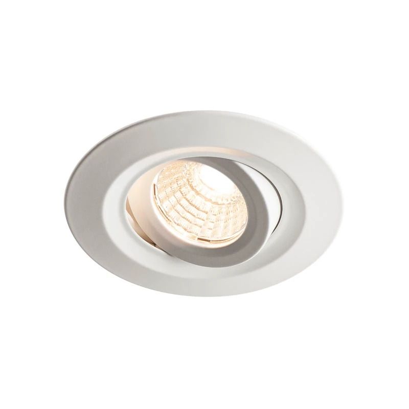 SLV LED Inbouwarmatuur Ø90mm | 12W 3000K 850lm IP65 | Dimbaar | KINI