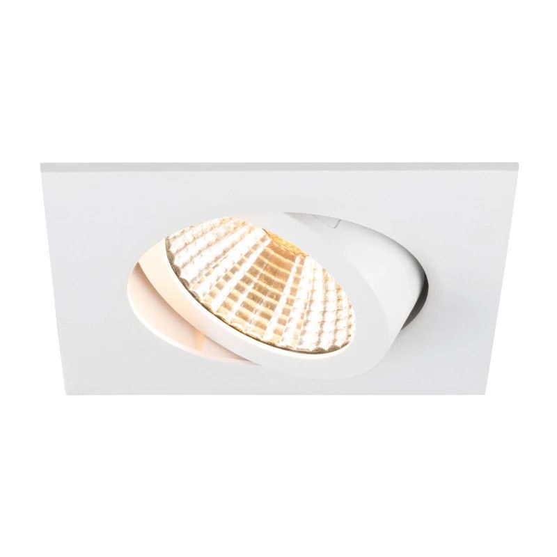 SLV LED Inbouwarmatuur Vierkant | 8.3W 3000K 750lm 930 IP20 | Dimbaar | NEW TRIA