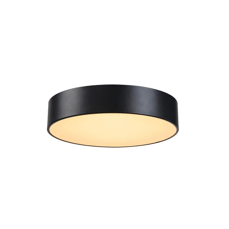 SLV LED Plafondlamp | 28W 3000K 2450lm 830 | IP20 Dimbaar Zwart | MEDO