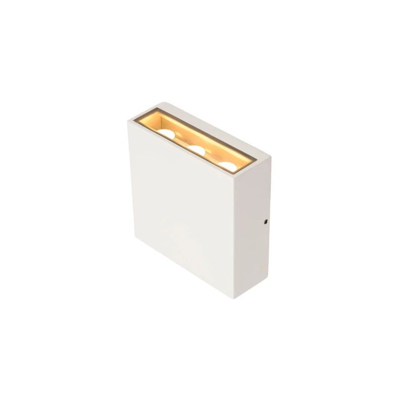 SLV LED Wandlamp | 8.2W 3000K 640lm 830 | IP54 Wit | QUAD