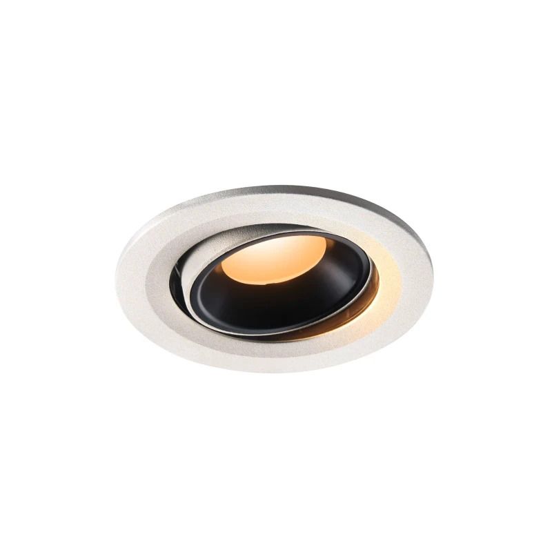 SLV LED Inbouwarmatuur Ø90mm | 8.6W 2700K 670lm 927 IP20 | NUMINOS