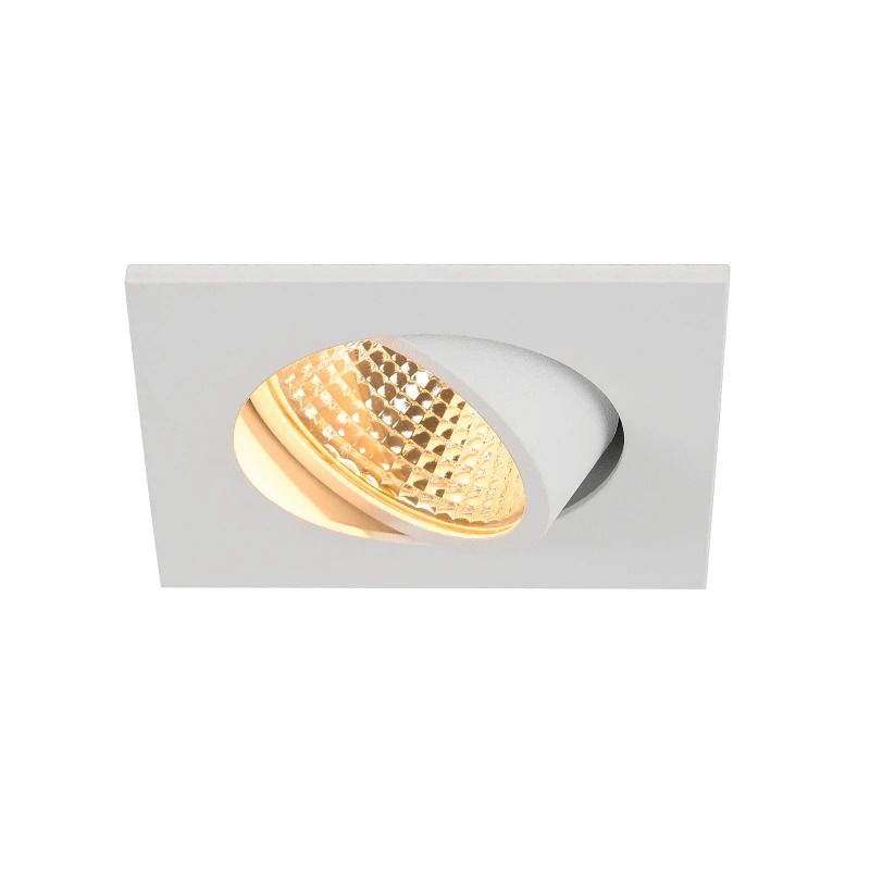 SLV LED Inbouwarmatuur Vierkant | 5.3W 2700K 300lm 827 IP20 | NEW TRIA