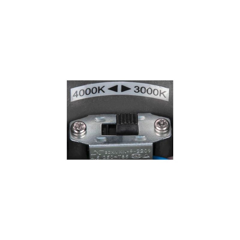 SLV LED Plafondlamp | 7.9W 3000K/4000K 540lm 830/840 | IP65 Wit | OVALISK