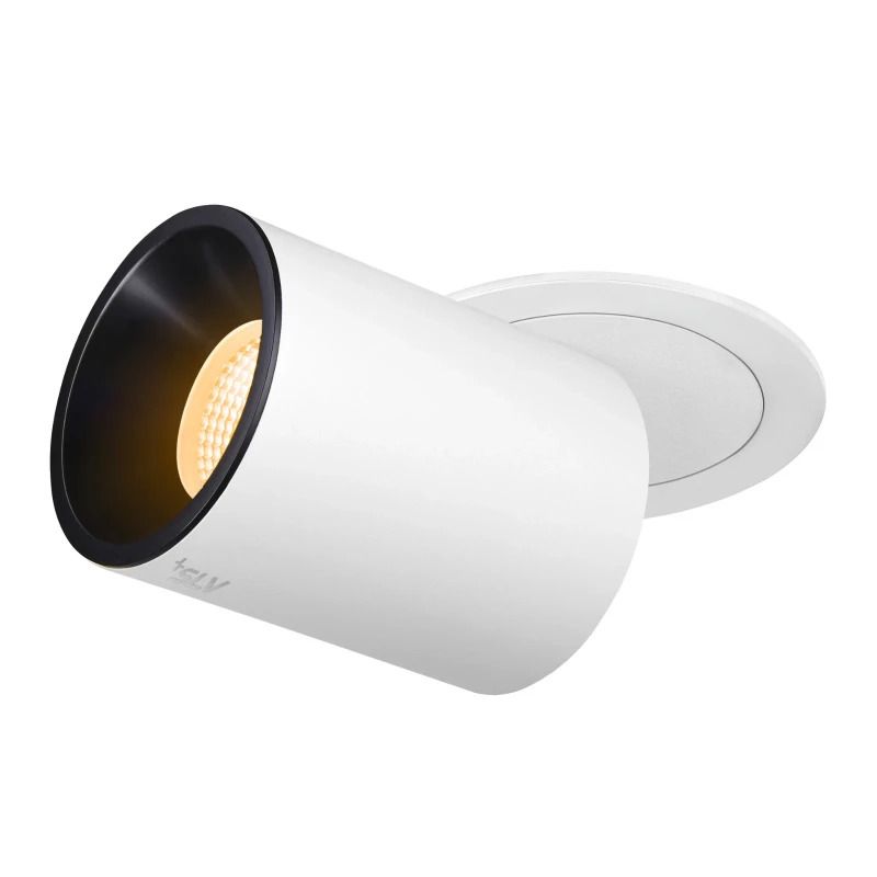 SLV LED Inbouwarmatuur Ø130mm | 3000K 2150lm 930 IP20 | NUMINOS