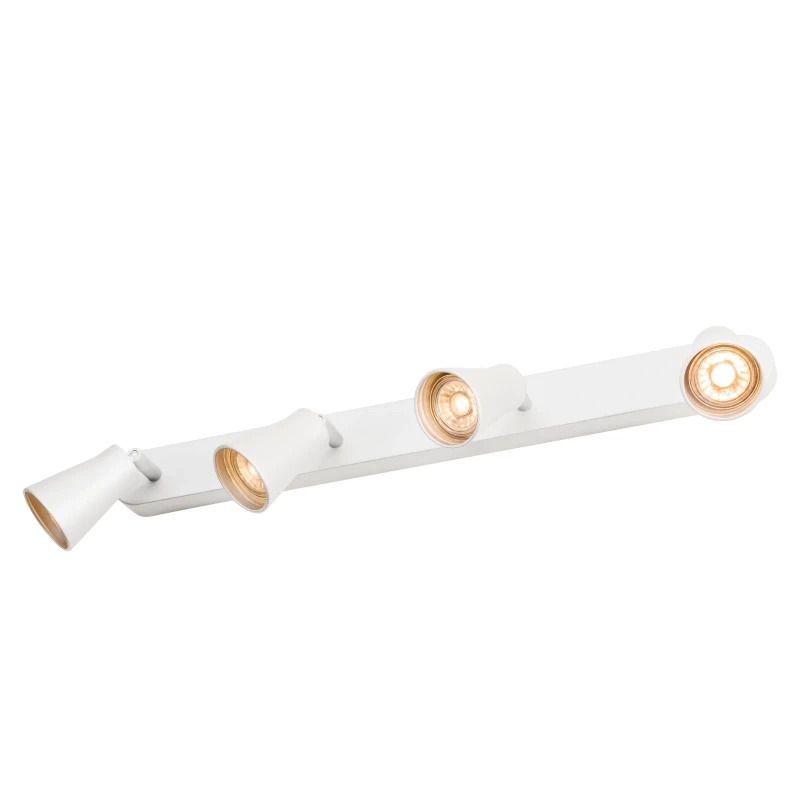 SLV LED Plafond- Wandlamp | 4X GU10 Max 50W | IP20 Dimbaar Wit | AVO