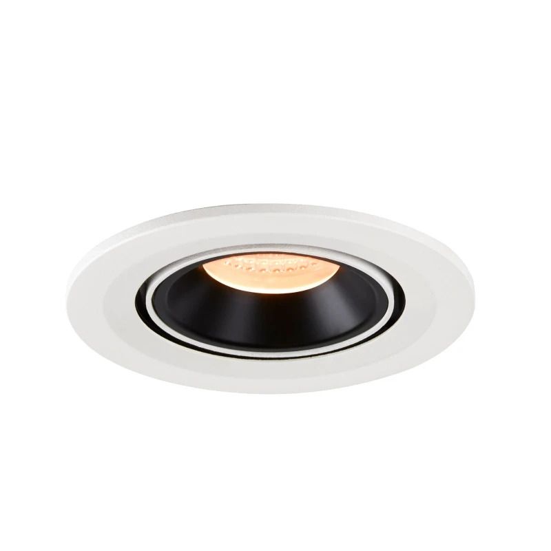 SLV LED Inbouwarmatuur Ø90mm | 8.6W 2700K 670lm 927 IP20 | NUMINOS