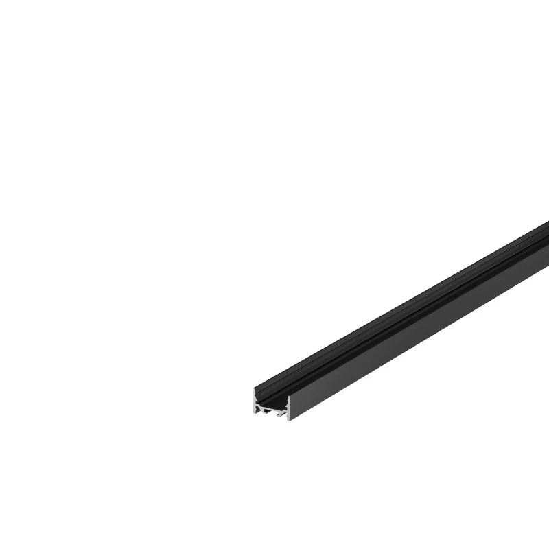SLV Onderdeel | GRAZIA 20 LED opbouwprofiel | vlak | glad | 3 m | zwart