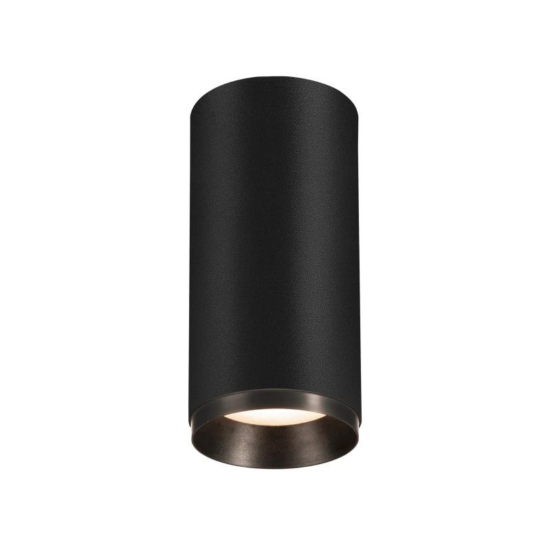 SLV LED Plafondlamp | 20W 4000K 2060lm 940 | IP20 DALI Dimbaar Zwart | NUMINOS