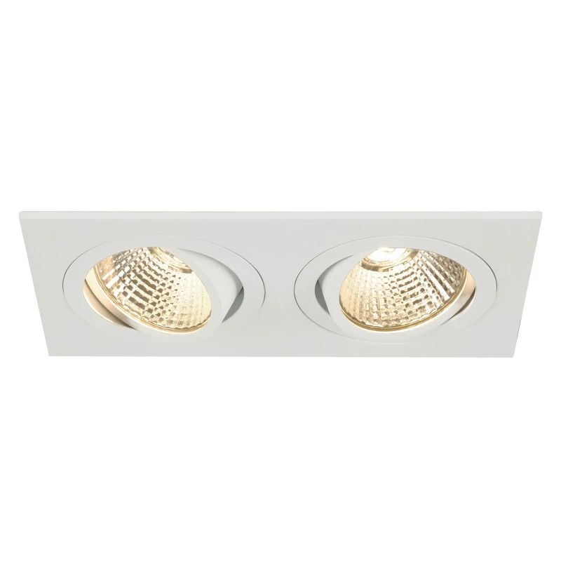 SLV LED Inbouwarmatuur Vierkant | 14W 3000K 1250lm 830 IP20 | NEW TRIA