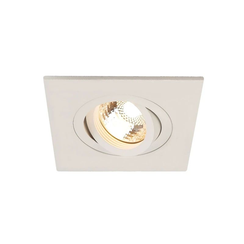 SLV LED Inbouwarmatuur Vierkant | 1X GU10 Max 50W IP20 | Dimbaar | NEW TRIA