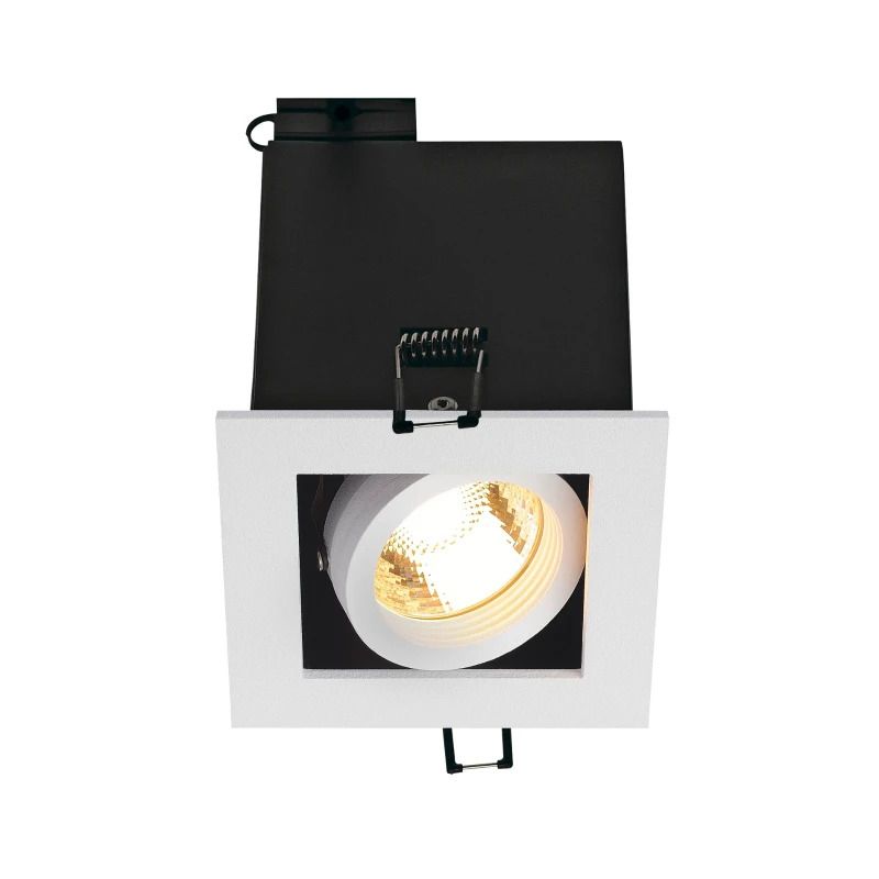 SLV LED Inbouwarmatuur Vierkant | 1X GU10 Max 50W IP20 | Dimbaar | KADUX