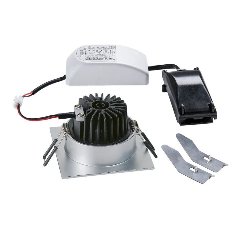 SLV LED Inbouwarmatuur Vierkant | 11W 3000K 890lm 830 IP20 | Dimbaar | NEW TRIA