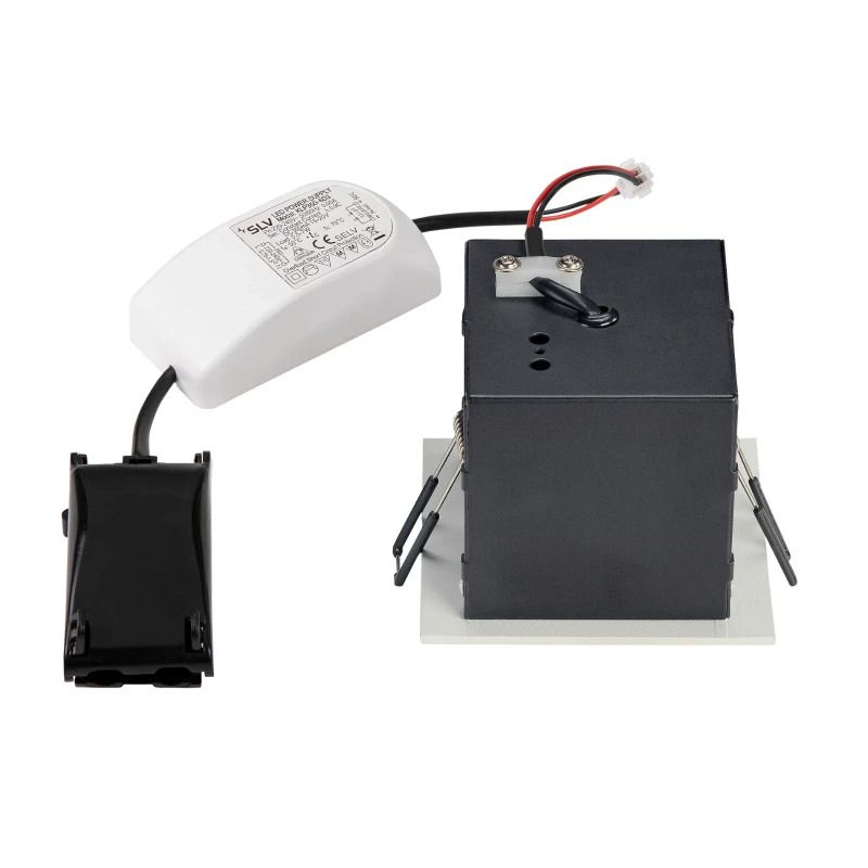 SLV LED Inbouwarmatuur Vierkant | 7.5W 3000K 650lm 830 IP20 | Dimbaar | KADUX