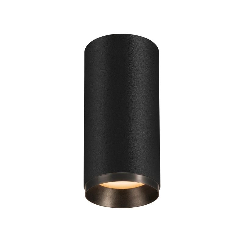 SLV LED Plafondlamp | 20W 3000K 1970lm 930 | IP20 DALI Dimbaar Zwart | NUMINOS