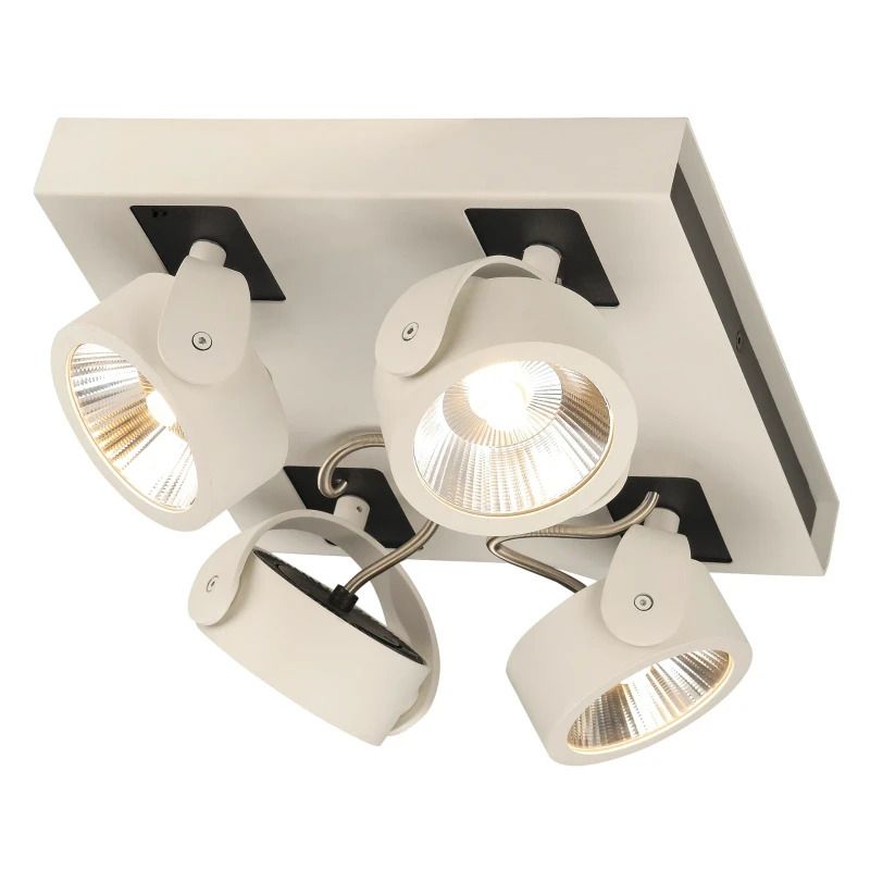 SLV LED Plafond- Wandlamp | 60W 3000K 4000lm 830 | IP20 Dimbaar Wit | KALU