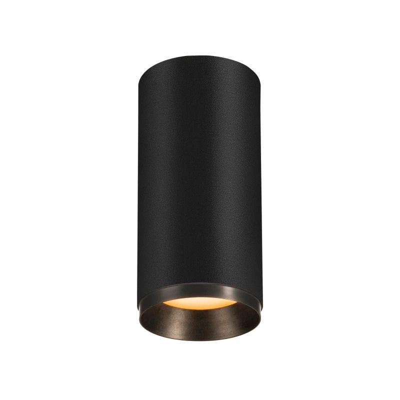 SLV LED Plafondlamp | 20W 2700K 1935lm 927 | IP20 Dimbaar Zwart | NUMINOS