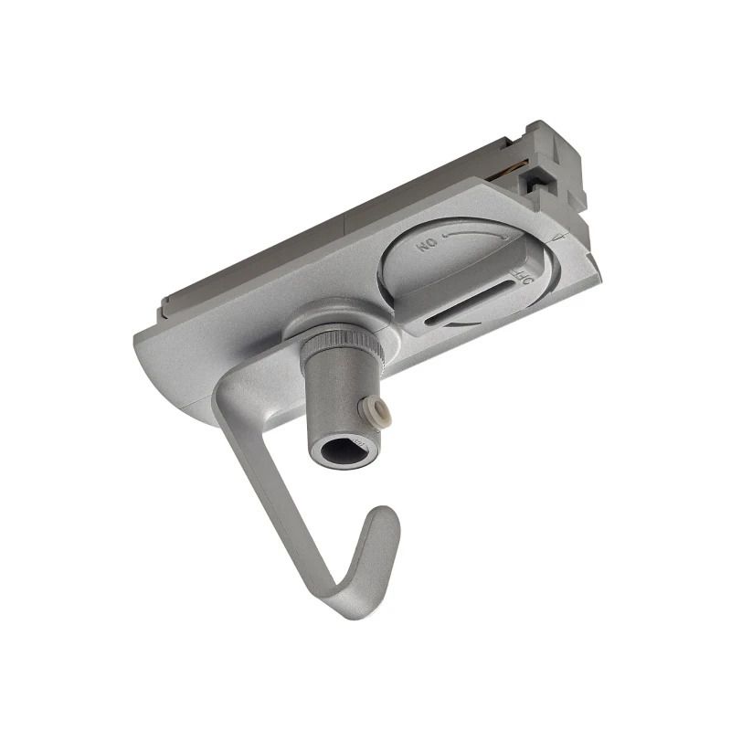 SLV Onderdeel | Adapter voor 1-fase HV-hoogspanningsrail, zilver, elektrisch, met haak | 1~ SYSTEM