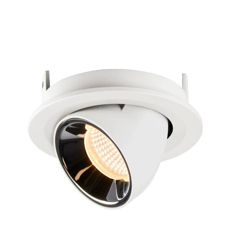 SLV LED Inbouwarmatuur Ø90mm | 8.6W 3000K 700lm 930 IP20 | NUMINOS