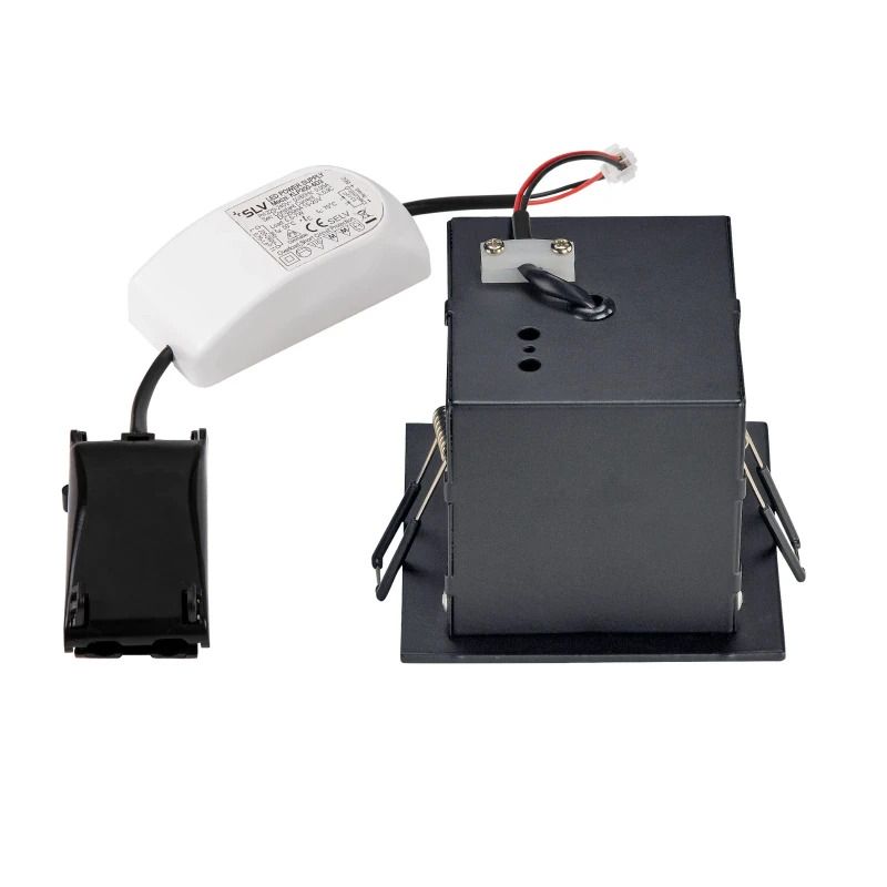 SLV LED Inbouwarmatuur Vierkant | 7.5W 3000K 650lm 830 IP20 | Dimbaar | KADUX