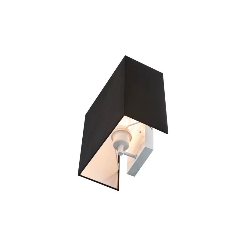 SLV LED Wandlamp | 1X E27 Max 40W | IP20 Dimbaar Zwart | ACCANTO