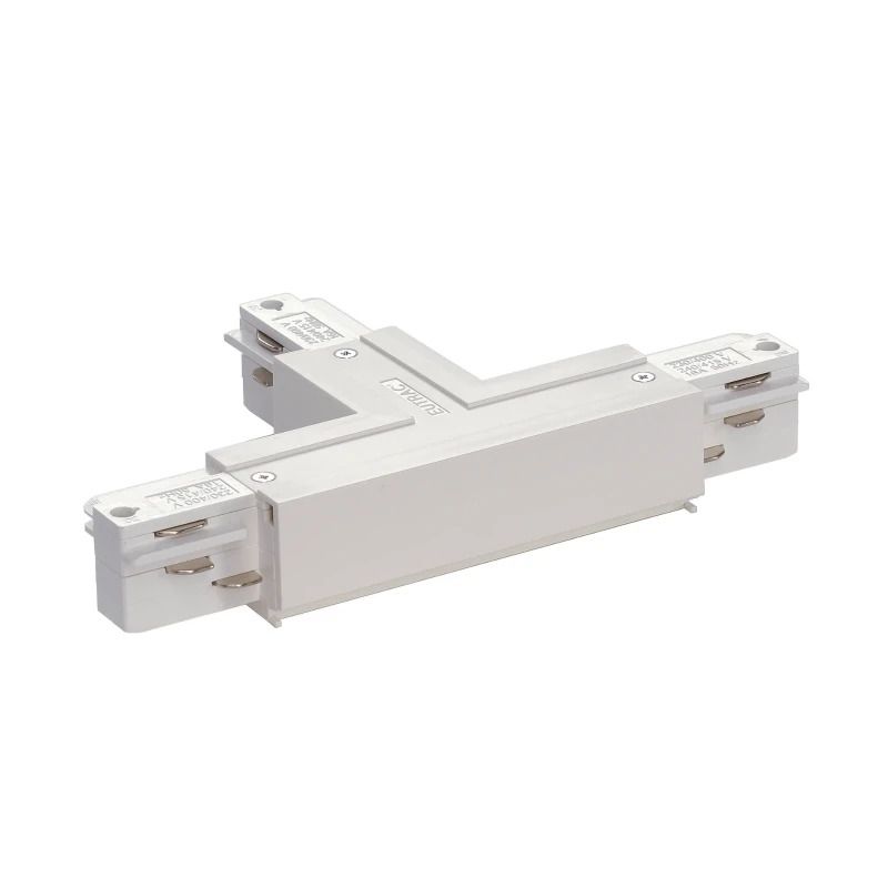 SLV Onderdeel | EUTRAC T-verbinder met voedingsmogelijkheid, aarde binnen, rechts, ver | EUTRAC SYSTEM