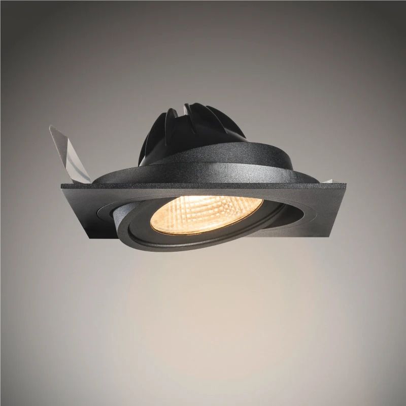 SLV LED Inbouwarmatuur Vierkant | 1X GU10 Max 75W IP20 | Dimbaar | NEW TRIA