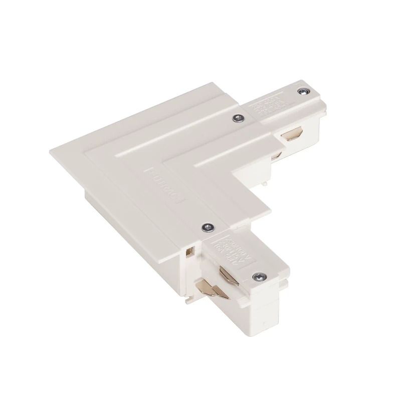 SLV Onderdeel | EUTRAC L-verbinder met voedingsmogelijkheid, voor 3-fasen inbouwrail, | EUTRAC SYSTEM