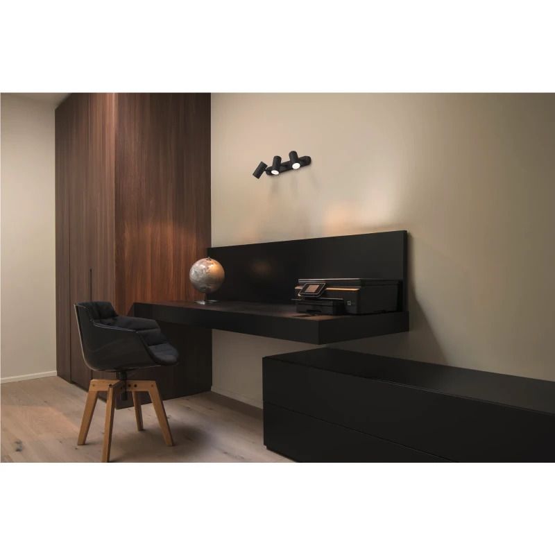 SLV LED Plafondlamp | 24W 2700K 1860lm 827 | IP20 Dimbaar Zwart | NOBLO