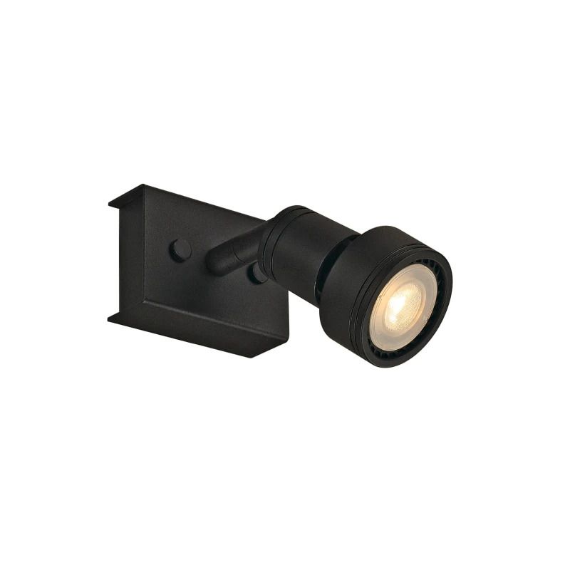 SLV LED Plafondlamp | 1X GU10 Max 50W | IP20 Dimbaar Zwart | PURI